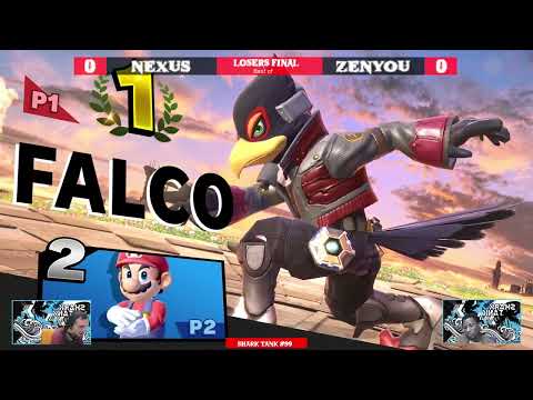 Shark Tank #99 Losers Final - Zenyou (Mario) Vs. OA| FC Nexus (Falco) - SSBU Tournament