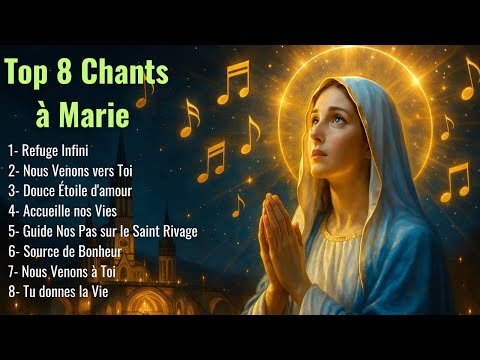 8 Chants puissants à Marie pour prier avec le cœur | Louange & Méditation chrétienne