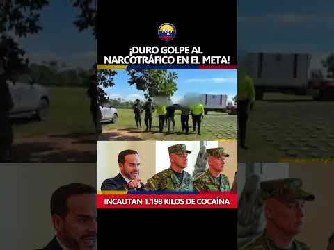 Golpe al narcotráfico en el departamento del Meta