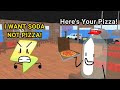 Roblox Work At A Pizza Place Sound Effects But With BFDI Scenes