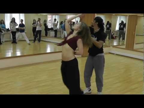 Zouk Class 07.04.12 at Brazuka Dance School - Wakko Oliviér & Маша Величкина