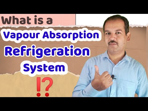 HVAC Vapour Absorption Refrigeration System in Urdu/Hindi