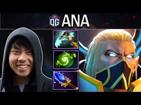 OG.ANA SMURF INVOKER WITH 24 KILLS - DOTA 2 7.29 GAMEPLAY