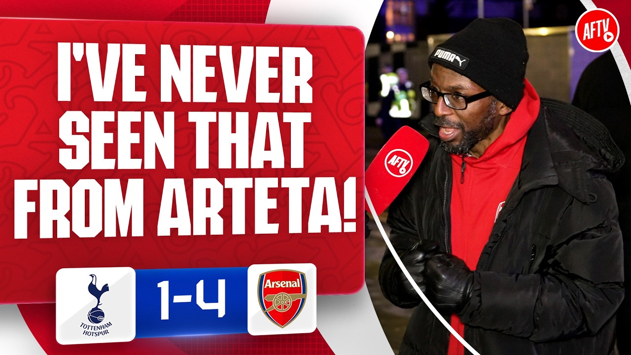 I've Never Seen That From Mikel Arteta! (Ty) | Tottenham 1-4 Arsenal