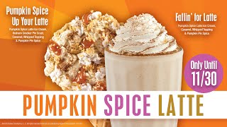 Cold Stone Creamery Two Ways to Fall for Pumpkin Spice!