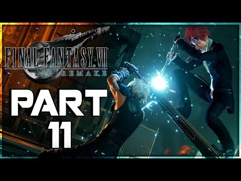 Final Fantasy VII Remake Walkthrough PART 11 - Sector 7 Plate Collapse (PS4 PRO 1440p)