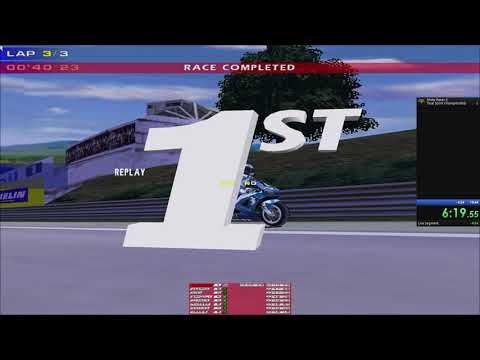 Moto Racer 2 Speedrun - Dual Sport Championship in 22:05.35