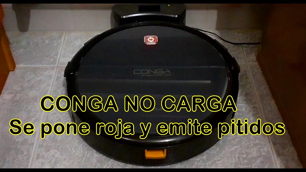 Conga 990 .Luz roja y pitido al cargar.Solución