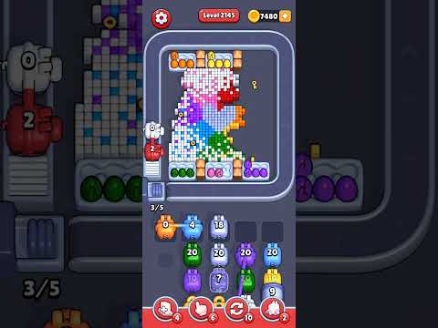 Pixel Flow Level 2145 Walkthrough