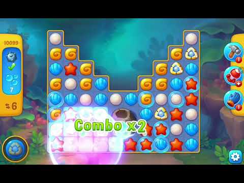 Fishdom Easy Level 10099 (with ingame lightning booster) @choraelmin