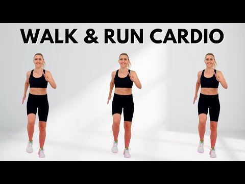 🔥10 Min Indoor Walk & Run Cardio Workout🔥Walk & Run Intervals for WEIGHT LOSS🔥Fat Burning Cardio🔥