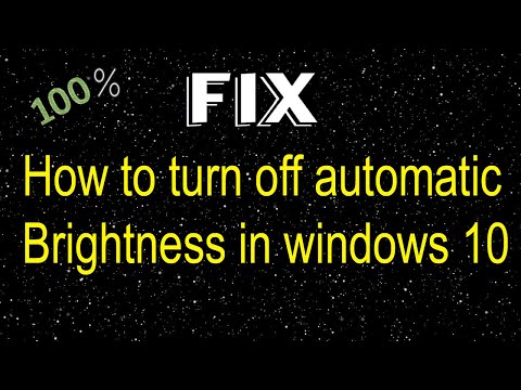 How To Turn Off Automatic Brightness Windows 10 (3 solution) 2020 best method