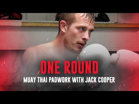 ONE ROUND of Muay Thai padwork with UK #1 Jack Cooper