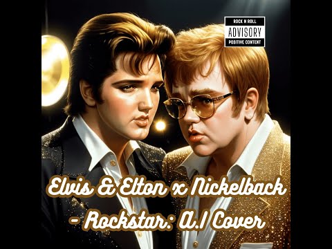 Elvis & Elton x Nickelback - Rockstar A.I Cover (Live)
