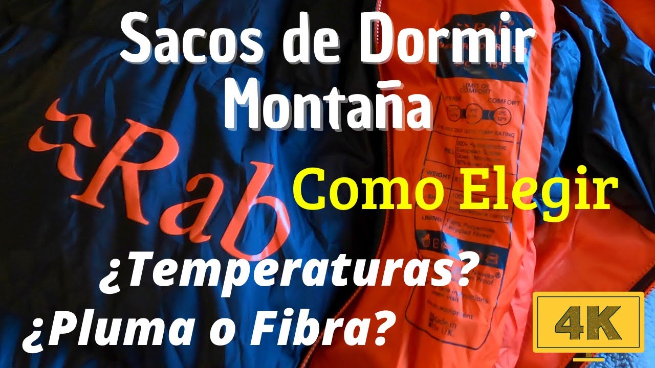 SACOS de DORMIR en Montaña / Consejos para Elegir el Correcto