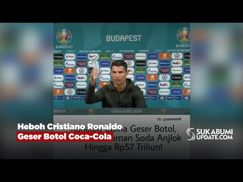 Heboh Cristiano Ronaldo Geser Botol Coca-Cola