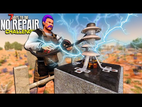 I'VE GOT THE (horde base) POWER! | 7 Days to Die - NO REPAIR CHALLENGE (Ep 33)