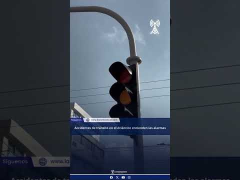 Accidentes de tránsito en el Atlántico encienden las alarmas