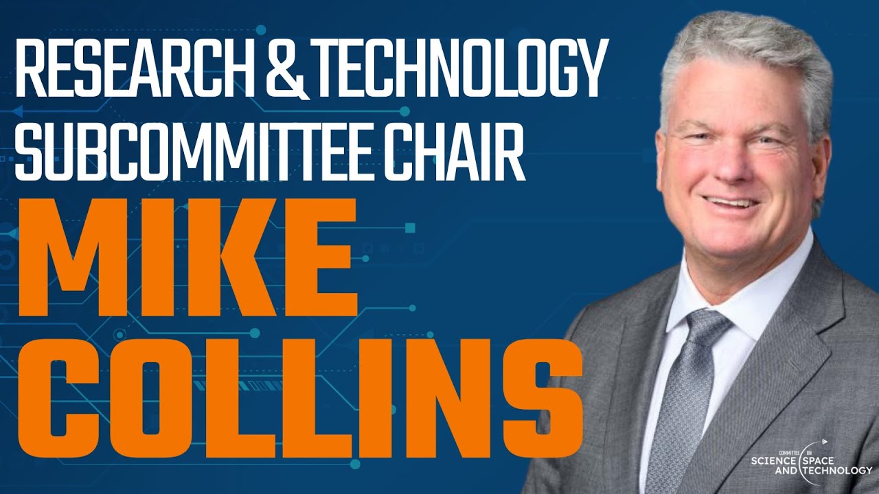 Subcommittee Chair Mike Collins Delivers His Opening Remarks at the AI Research Hearing