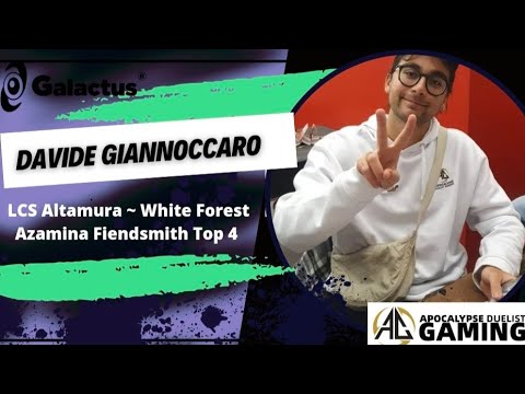 LCS Altamura ~ Top 4 Deck Profile ~ White Forest Azamina Fiendsmith  ~ Davide Giannoccaro