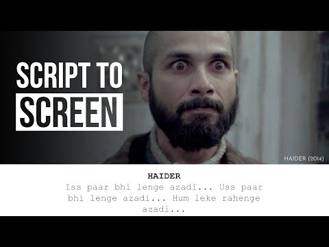 Haider | Script To Screen Comparison