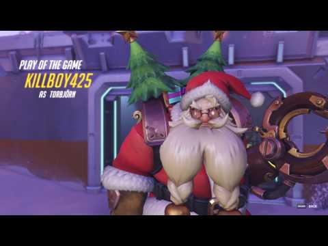Overwatch: Santa Claus 4 kills