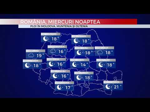 Mediafax Meteo 19 Iunie - Vreme caldă, ploi torențiale, grad de disconfort ridicat