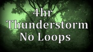 Download the video "4hr Thunderstorm with No Loops "Sleep Sounds""