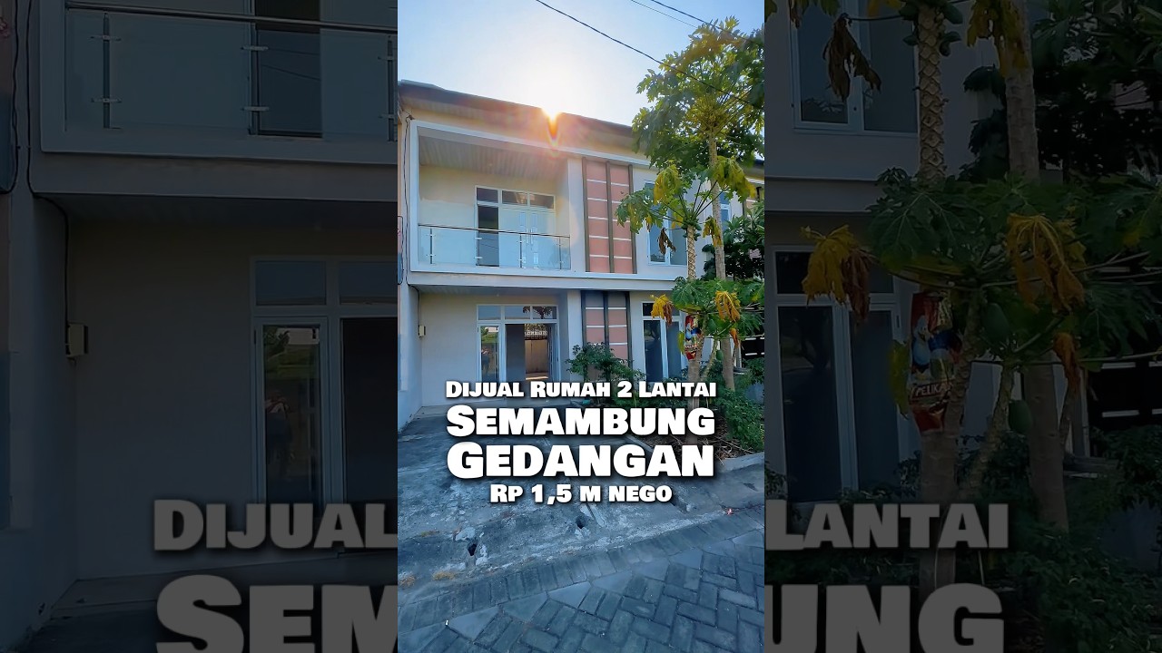 Rumah 2 Lantai di Semambung Gedangan Sidoarjo Dekat Bandara Juanda