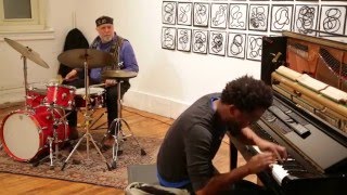 Francisco Mora Catlett & Aruan Ortiz - NYC Free Jazz Summit / Arts for Art - March 26 2016