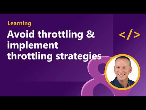 Avoid throttling implement throttling strategies