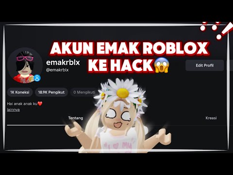I HACKED MY MOTHER'S ROBLOX ACCOUNT🤫@Emakrblx | Roblox Indonesia