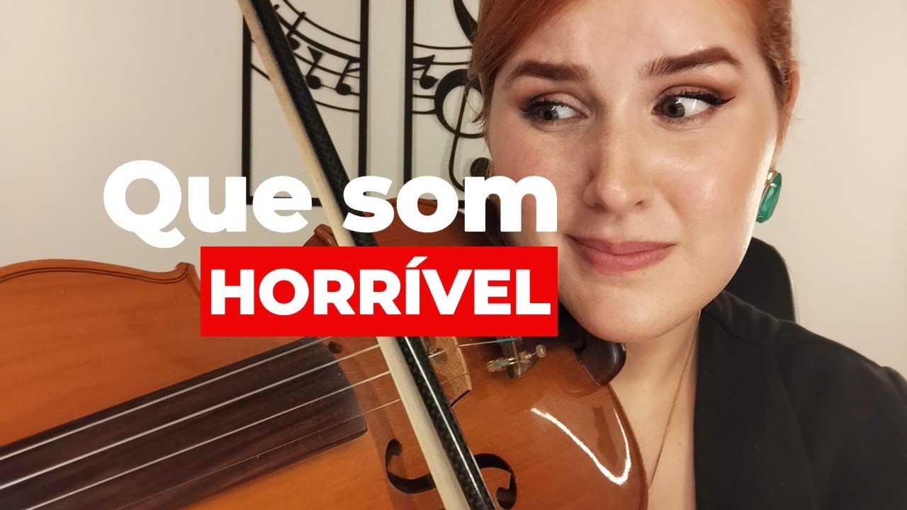 COMO TIRAR SOM ARRANHADO DO VIOLINO | Violino iniciante | Bruna Zucateli