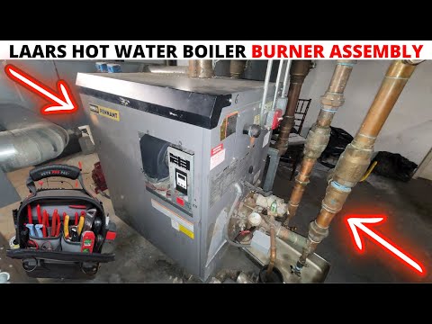 HVAC Service Call: Laars Hot Water Boiler Burner Inspection And Replacement (Igniton Failure)