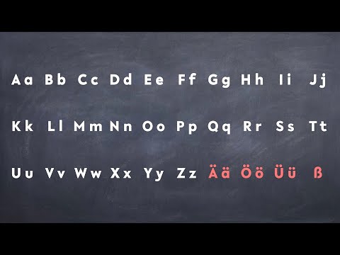 Das deutsche Alphabet
