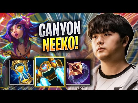 CANYON LITERALLY GOD MODE WITH NEEKO! - DK Canyon Plays Neeko JUNGLE vs Nidalee! | Season 2023