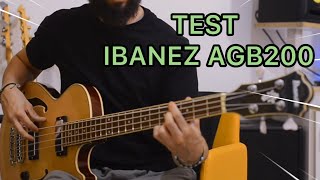Video thumbnail for Ibanez AGB200 (SOUND TEST) by Enrico Mangherini