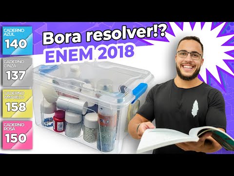 🔵 Questão 140 - Caderno Azul | Geometria Espacial | MATEMÁTICA ENEM 2018