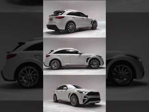 BodyKit Infiniti DRACO for White Infiniti QX70 S51 from SCL GLOBAL Concept