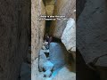 Are you brave enough to do this? The Chasm of Doom in Joshua Tree National Park!