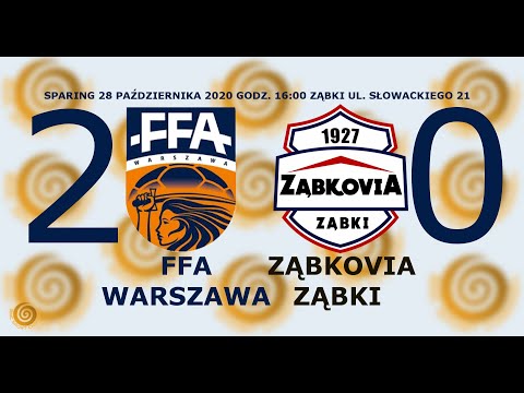 FFA Warszawa 2006  - Ząbkovia Ząbki  2:0 gole 28.10.2020