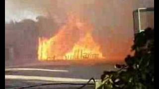 preview picture of video 'Fire Gatehouse Road Aylesbury Next to Verney House 15th September 2007'