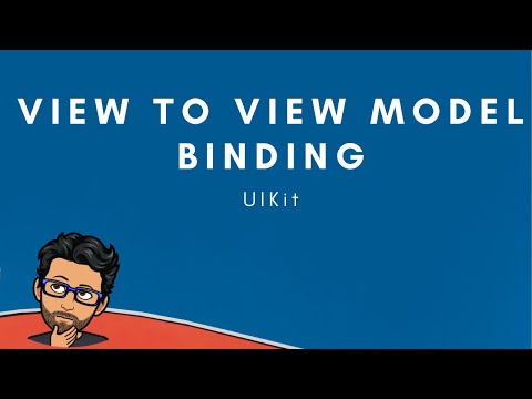 View to View Model Binding in UIKit