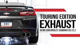 AWE Non-Resonated Touring Edition Catback Exhaust for Gen6 Chevrolet Camaro SS/ZL1