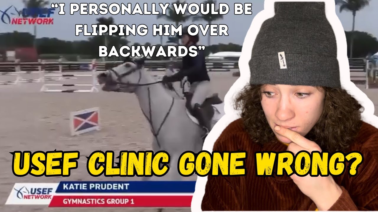 USEF Clinician Says She’d Flip Horses Over? |Katie Prudent Clinic