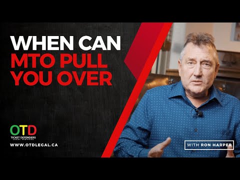 WHEN CAN MTO PULL YOU OVER?