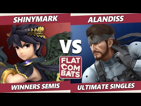 Flat Combats 2 Winners Semis - ShinyMark (Dark Pit) Vs. AlanDiss (Snake) SSBU Smash Ultimate