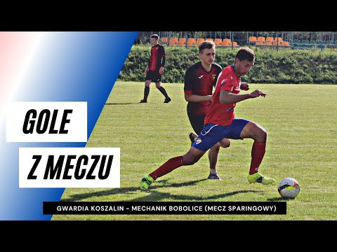 Gole z meczu Gwardia Koszalin - Mechanik Bobolice (mecz sparingowy)