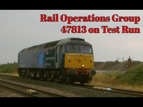 Prestatyn 12.7.2018 - Rail Operations Group 47813 on route learning run