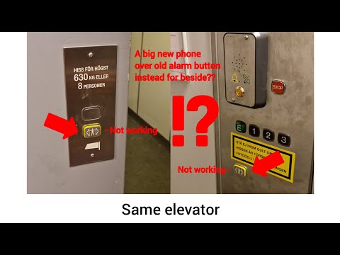 What is this!? 1988 KONE M-series downgraded by generic elevator @ Djupdalsvägen 10, Sollentuna, SWE